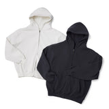 STANDARD ZIP HOODIE 11 OZ - CCZIP376SLD BRWHT - BRIGHT WHITE