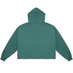 Cotton Collective Sagebrush Green 13oz Block Hoodie Back View