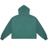 Cotton Collective Sagebrush Green 13oz Block Hoodie Back View