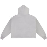 Cotton Collective Ultimate Gray 13oz Block Hoodie Back View
