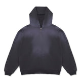 SPECIAL ZIP HOODIE 14 OZ (WASH) - CCZIP475PTS VINBLK - POTASSIUM BLACK