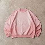 Cotton Collective Potassium Pink 14 oz Special Crew, styled flat lay