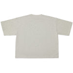 Cotton Collective Heather Grey Drop Crop S/S Tee 7.0oz, flat lay