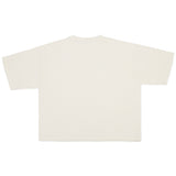Cotton Collective Slub Bone White Drop Crop S/S Tee 7.0oz, flat lay