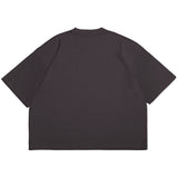 Cotton Collective Slub Pirate Black 7.0 oz Drop Crop S/S Tee Back View