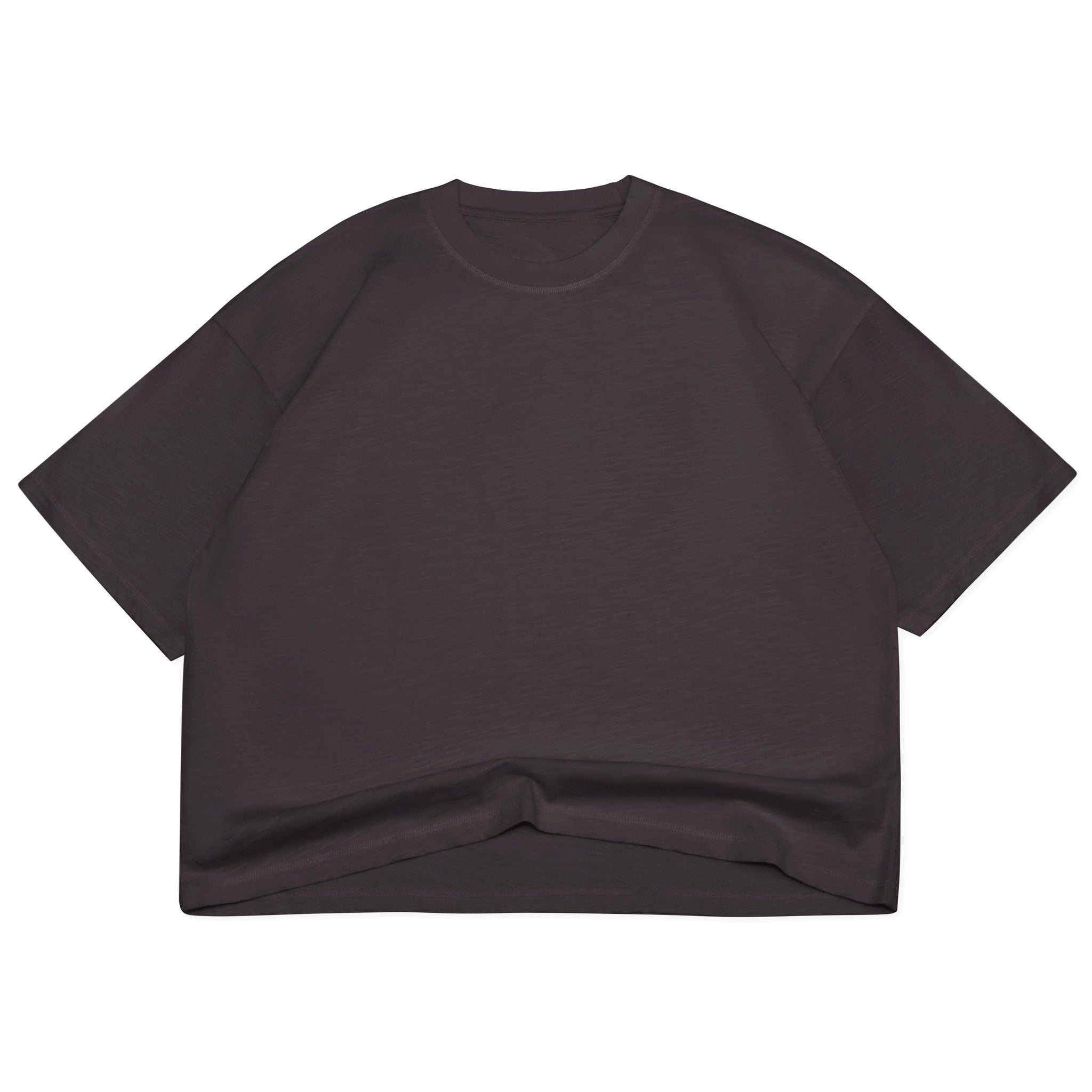 Cotton Collective Slub Pirate Black 7.0 oz Drop Crop S/S Tee