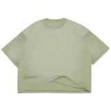 Cotton Collective Slub Vintage Sage 7.0 oz Drop Crop S/S Tee