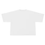 Cotton Collective Blanc White Drop Crop S/S Tee 7.0oz, flat lay