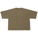 Cotton Collective Vintage Cub Drop Crop S/S Tee 7.0oz, flat lay