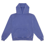Cotton Collective Vintage Royal 11oz Oversized Hoodie Front View