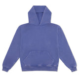 Cotton Collective Vintage Royal 11oz Oversized Hoodie Front View