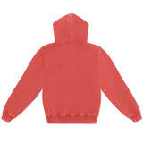 Cotton Collective Vintage Red 11oz Oversized Hoodie Back View
