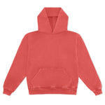 Cotton Collective Vintage Red 11oz Oversized Hoodie Front View
