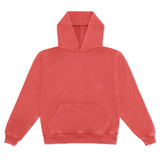 Cotton Collective Vintage Red 11oz Oversized Hoodie Front View