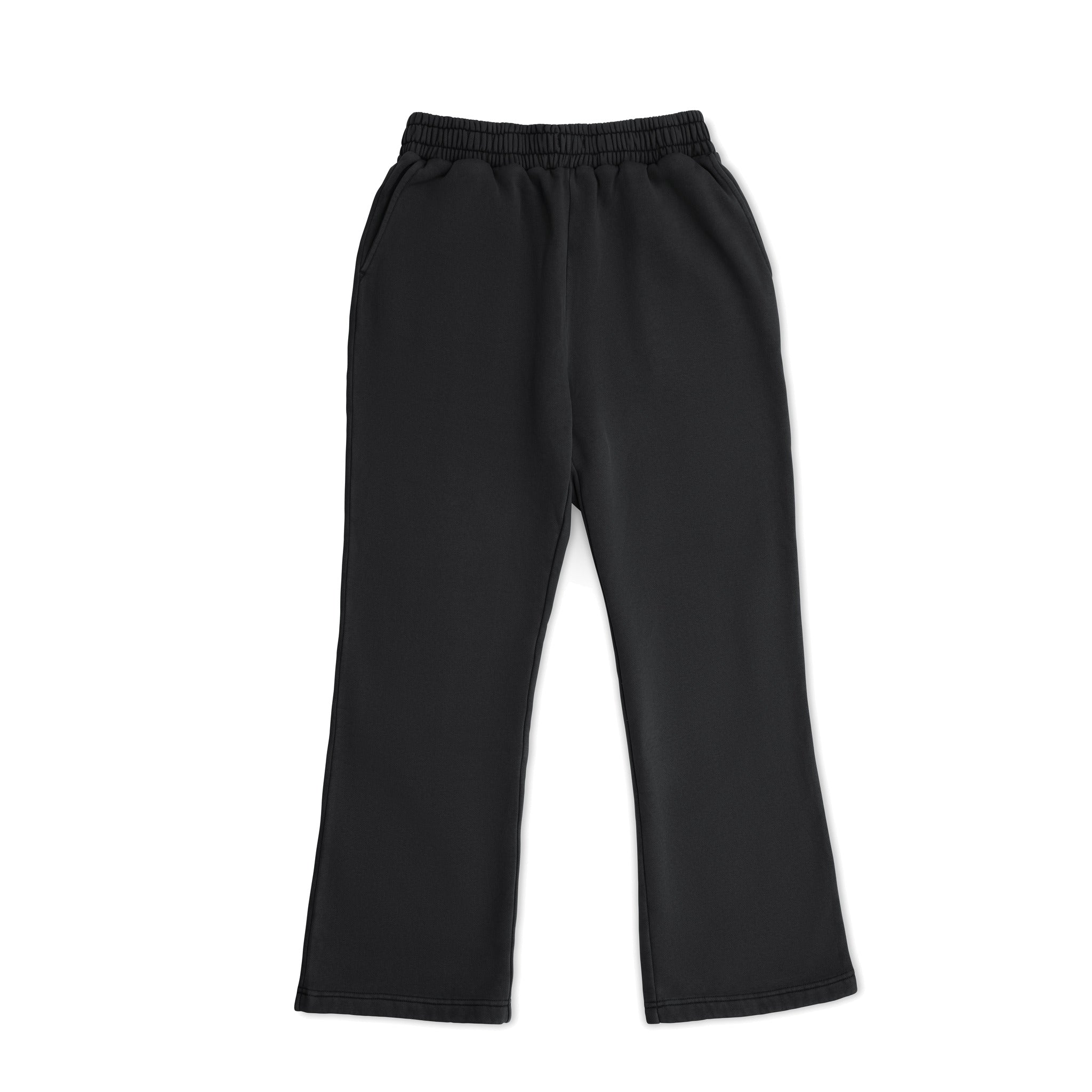 Cotton Collective Vintage Black Baggy Pant 12oz, flat lay