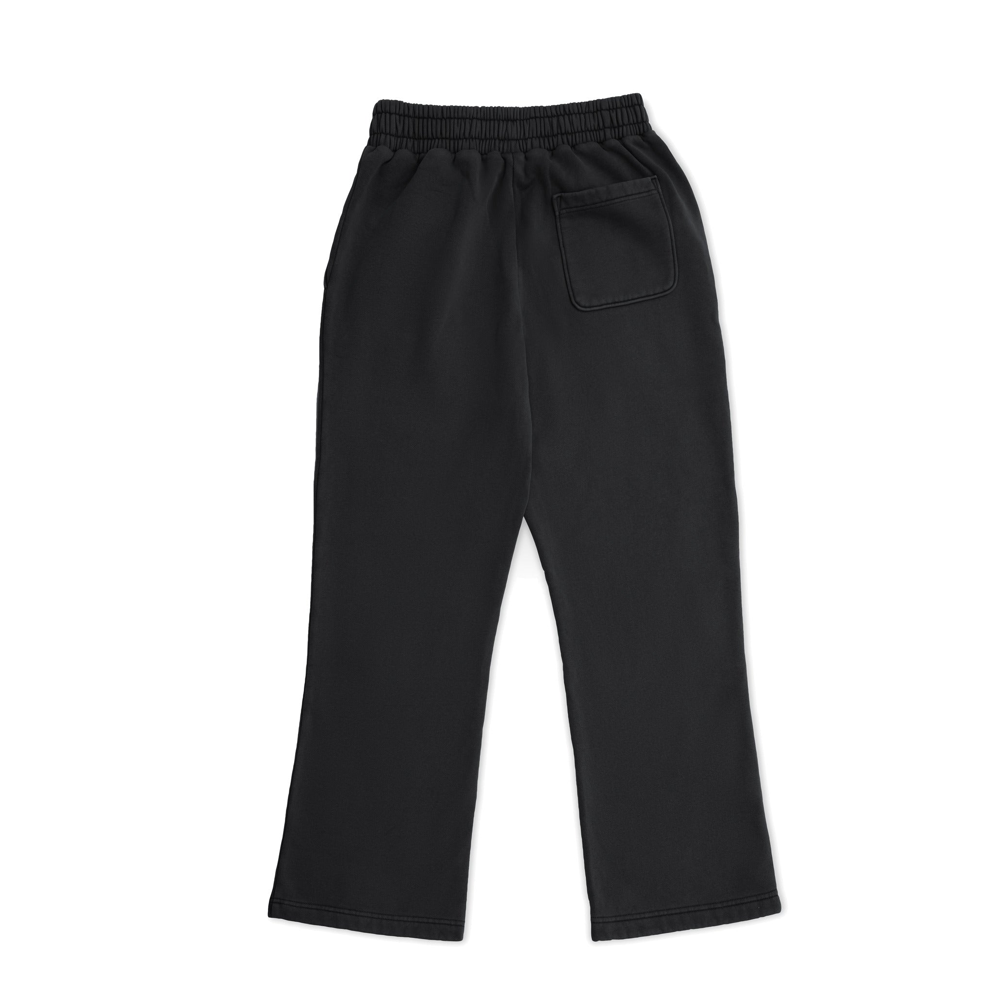 Cotton Collective Vintage Black Baggy Pant 12oz, flat lay