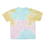 Cotton Collective Cloud Pastel Rainbow Tour S/S Tee 6.0oz, flat lay