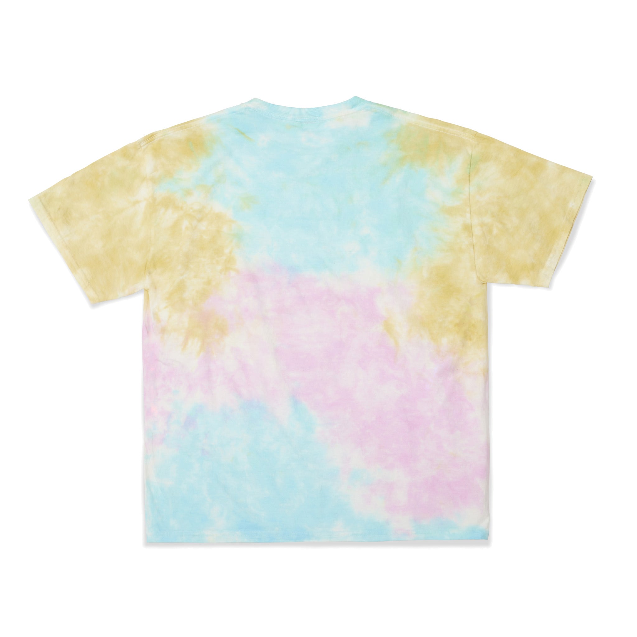 Cotton Collective Cloud Pastel Rainbow Tour S/S Tee 6.0oz, flat lay