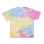 Cotton Collective Cloud Pink Yellow Blue Tour S/S Tee 6.0oz, flat lay