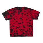 Cotton Collective Crystal Black Red Tour S/S Tee 6.0oz, flat lay