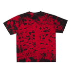 Cotton Collective Crystal Black Red Tour S/S Tee 6.0oz, flat lay