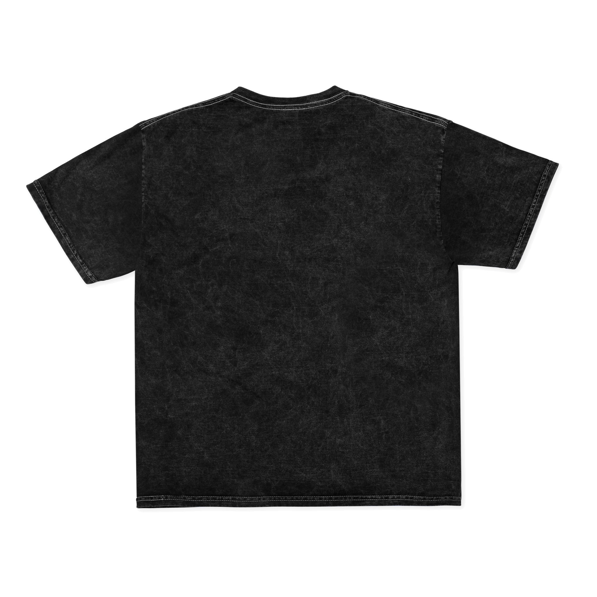 Cotton Collective Mineral Black Tour S/S Tee 6.0oz, flat lay