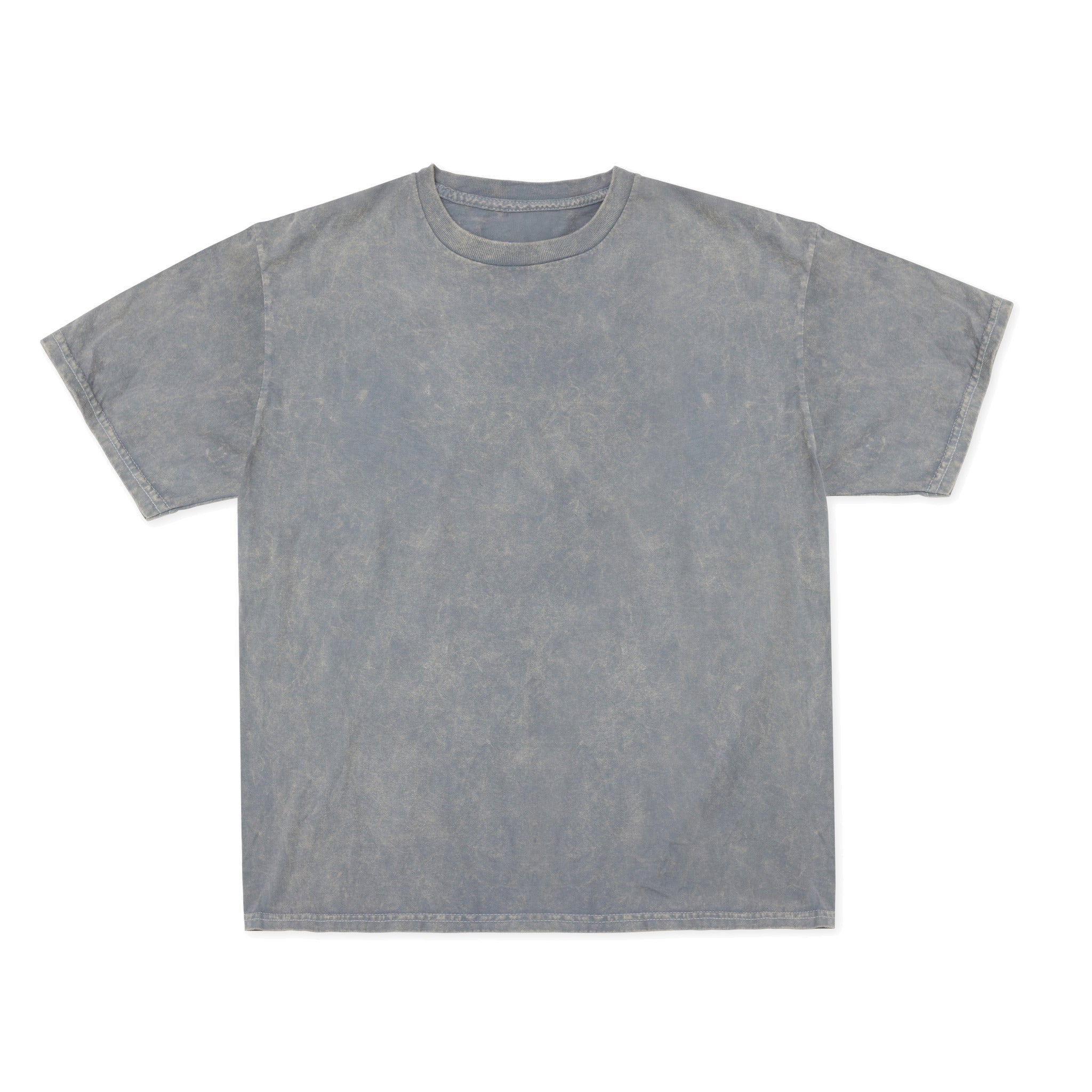 Cotton Collective Mineral Grey Tour S/S Tee 6.0oz, flat lay