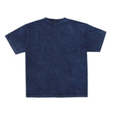 Cotton Collective Mineral Navy Tour S/S Tee 6.0oz, flat lay