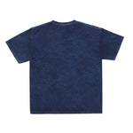 Cotton Collective Mineral Navy Tour S/S Tee 6.0oz, flat lay