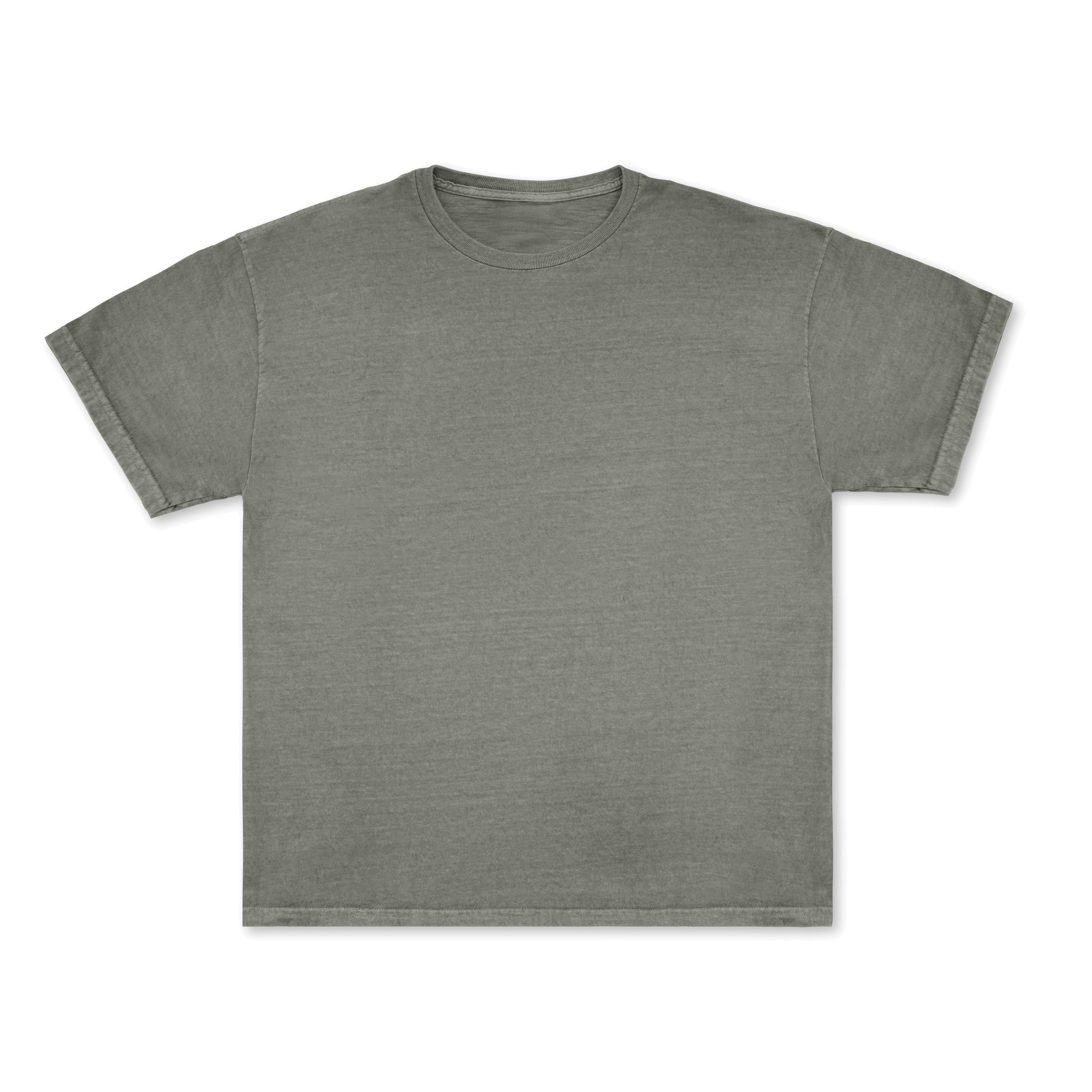 Cotton Collective Vintage Asphalt 6.0 oz Tour S/S Tee, flat lay