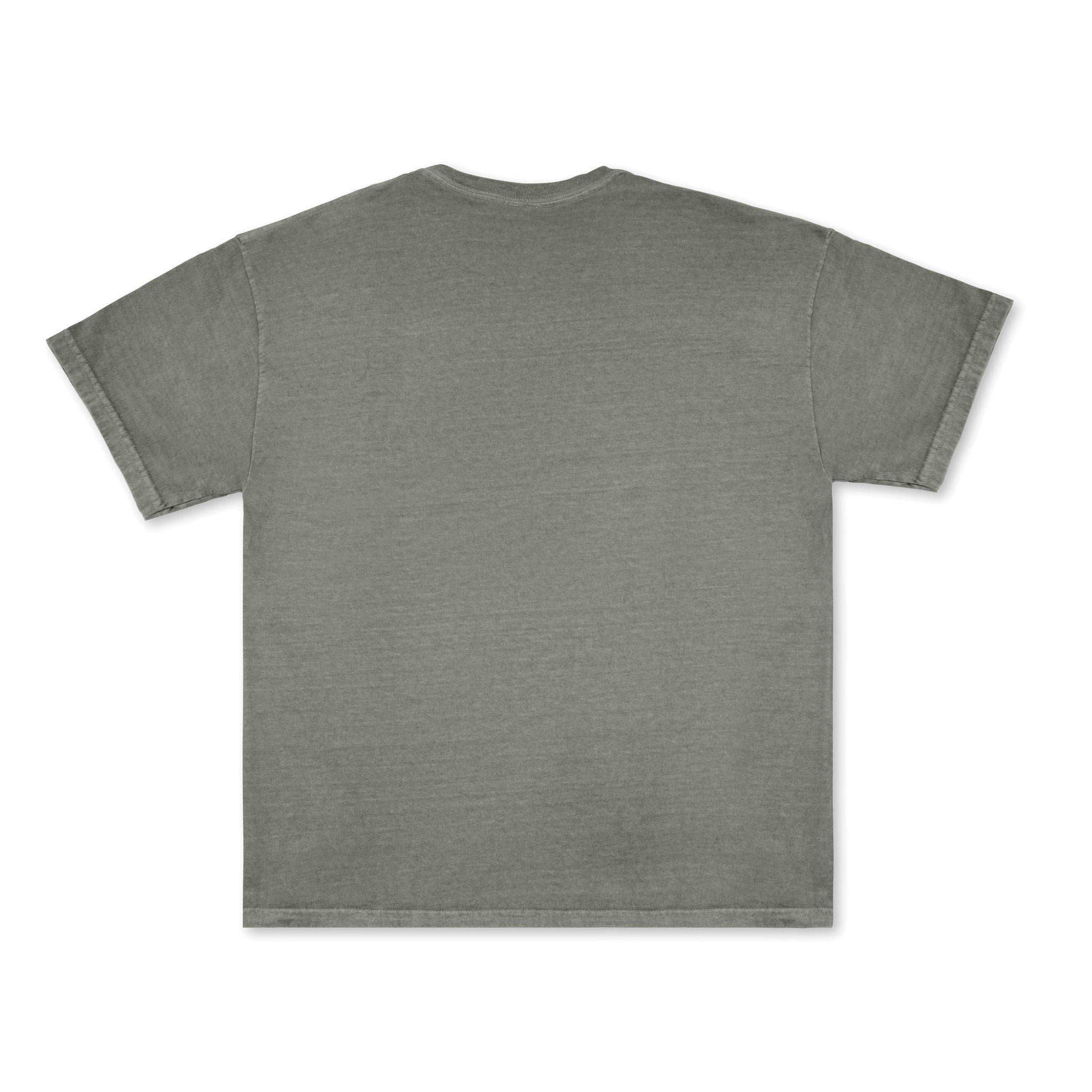 Cotton Collective Vintage Asphalt 6.0 oz Tour S/S Tee, flat lay