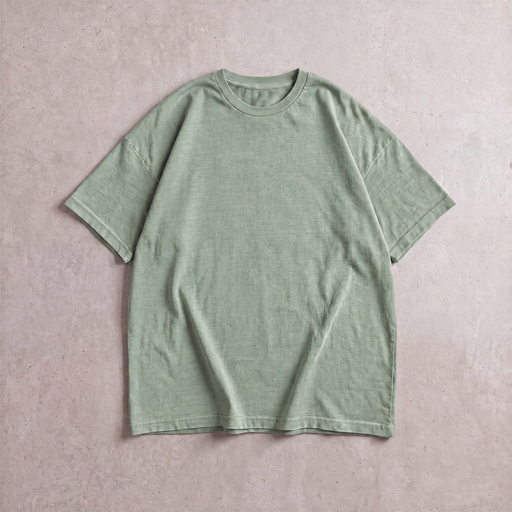 Cotton Collective Vintage Bay 6.0 oz Tour S/S Tee, styled flat lay