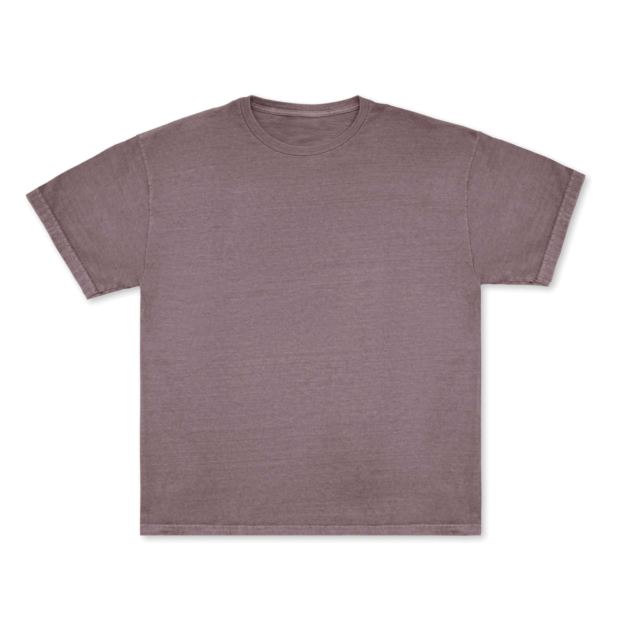 Cotton Collective Vintage Berry 6.0 oz Tour S/S Tee, flat lay