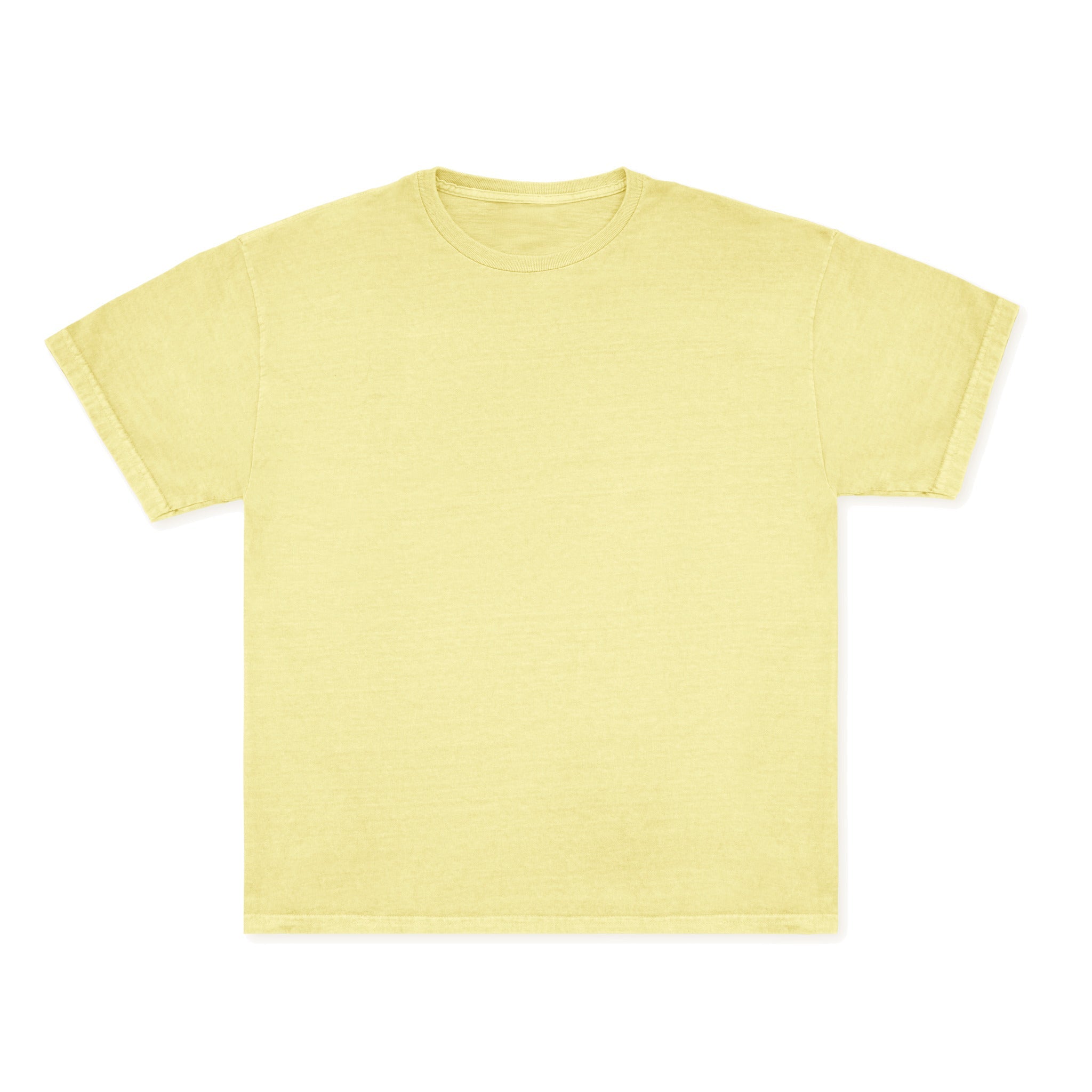 Cotton Collective Vintage Butter 6.0 oz Tour S/S Tee, flat lay
