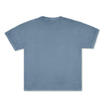 Cotton Collective Vintage Jean Blue 6.0 oz Tour S/S Tee, flat lay