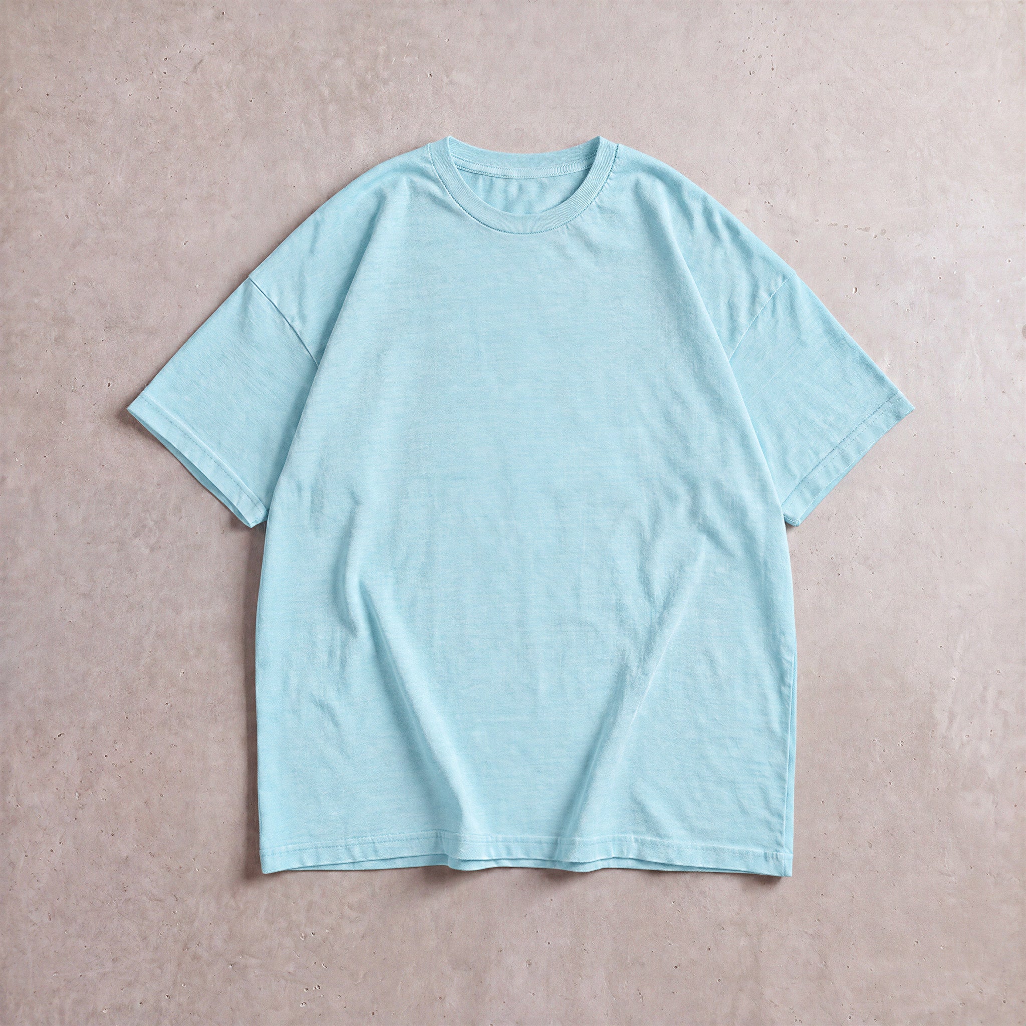 Cotton Collective Vintage Sky 6.0 oz Tour S/S Tee, styled flat lay