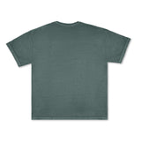 Cotton Collective Vintage Spruce Green 6.0 oz Tour S/S Tee, flat lay