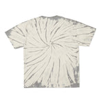 Cotton Collective Spiral Grey White Tour S/S Tee 6.0oz, flat lay