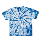 Cotton Collective Spiral Kansas Blue 6.0 oz Tour S/S Tee, flat lay
