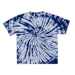 Cotton Collective Spiral Michigan Navy 6.0 oz Tour S/S Tee, flat lay