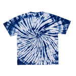 Cotton Collective Spiral Michigan Navy 6.0 oz Tour S/S Tee, flat lay
