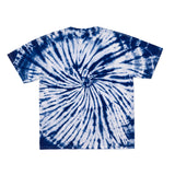 Cotton Collective Spiral Michigan Navy 6.0 oz Tour S/S Tee, flat lay