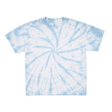 Cotton Collective Spiral Carolina Blue 6.0 oz Tour S/S Tee, flat lay