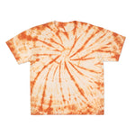 Cotton Collective Spiral Texas Orange 6.0 oz Tour S/S Tee, flat lay
