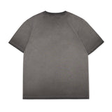 Cotton Collective Charcoal Oil Wash 6.5oz Daily Short Sleeve Tee Back View