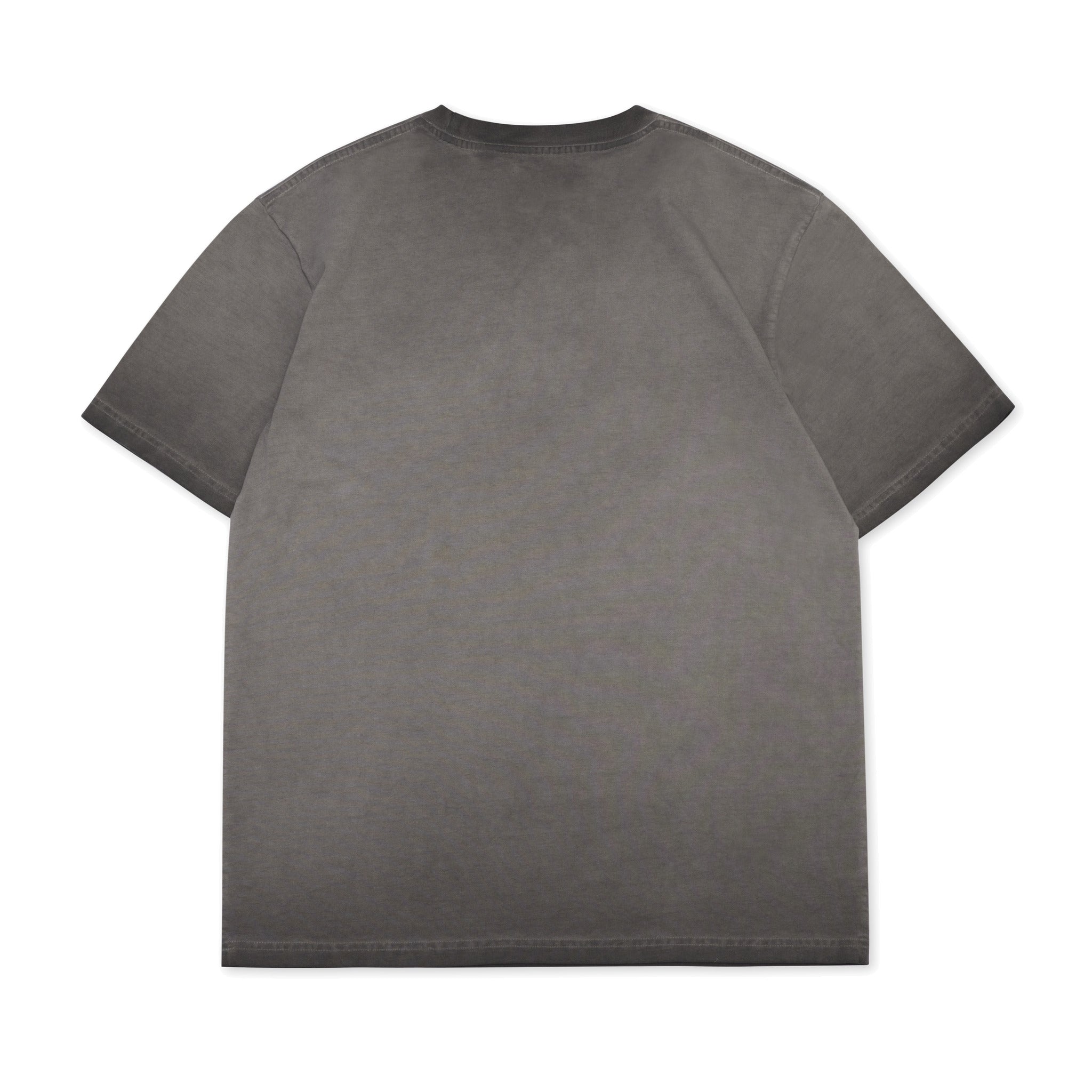 Cotton Collective Charcoal Oil Wash 6.5oz Daily Short Sleeve Tee Back View