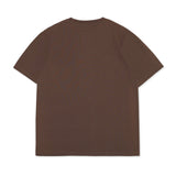 Cotton Collective Chocolate 6.5oz Daily Short Sleeve Tee Back View