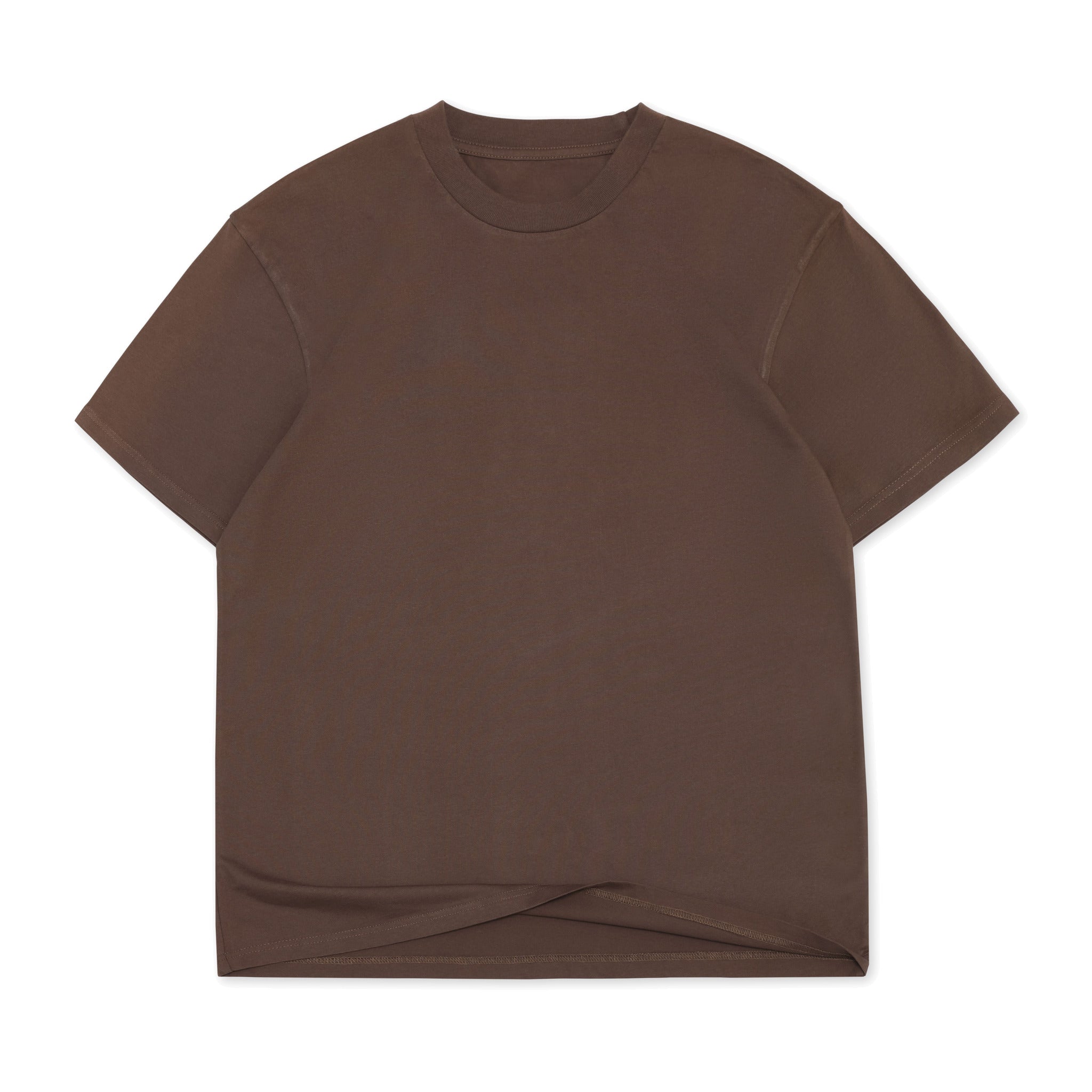 Cotton Collective Chocolate 6.5oz Daily Short Sleeve Tee