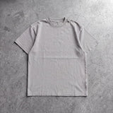 Cotton Collective Vintage Gray 6.5oz Daily Short Sleeve Tee, styled flat lay