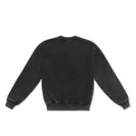 Cotton Collective Vintage Black 15oz Heavy Crew Back View